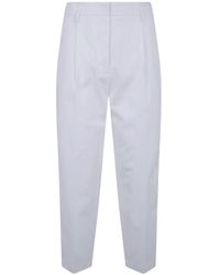 DR. HOPE - Pleated Elasticated-Waist Trousers - Lyst