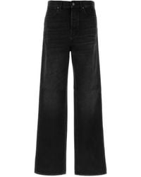 Gucci - Web-Stripe Wide-Leg Jeans - Lyst