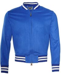 Kiton - Chaqueta Kired Didier con ribete de canalé - Lyst