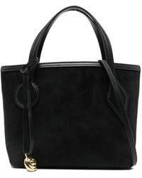 Liffner - Small Spout Charm-Detail Suede Tote Bag - Lyst