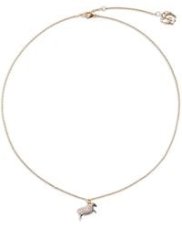 Burberry - Sheep-Charm Chain-Link Necklace - Lyst