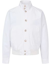 MAN ON THE BOON. - Bomberjacke aus Baumwolle - Lyst