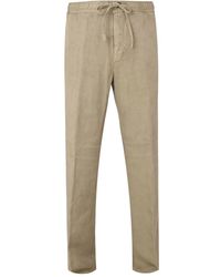 120% Lino - Pantalones con cordones - Lyst