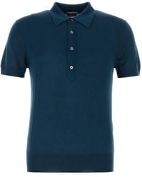 Tom Ford - Poloshirt Van Gerecycled Polyester - Lyst