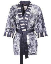 Antonio Marras - Floral-Print Belted Cardi-Coat - Lyst