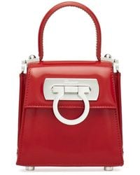 Ferragamo - Iconic Top Handle Mini Bag - Lyst