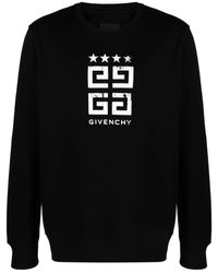 Givenchy - 4g Brand-print Slim-fit Cotton-jersey Sweatshirt - Lyst