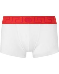 Versace - Greca Border Logo-waistband Boxers - Lyst