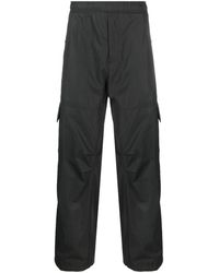 Moncler - Pantalon cargo en coton à patch logo - Lyst