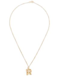 Completedworks - R-Initial Pendant Necklace - Lyst