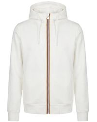 K-Way - Rainer Logo-Patch Zip-Up Hoodie - Lyst