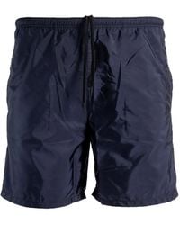 Prada - Drawstring-Fastening Swim Shorts - Lyst