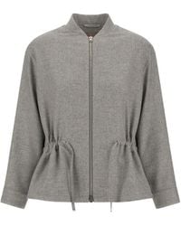 Herno - Resort Drawstring-Waist Parka Coat - Lyst