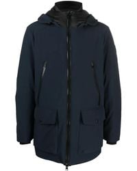 Woolrich - Hooded Zip-Fastening Parka Coat - Lyst
