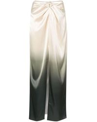 Nanushka - Falda larga con estilo sombreado - Lyst