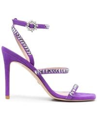 Stuart Weitzman - Sandalias Gemcut con tacón stiletto de 100mm - Lyst