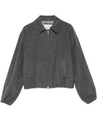 Manuel Ritz - Zip-Up Collared Overzised Jacket - Lyst