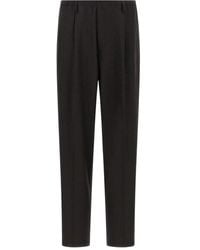 Cellar Door - Elastic-Waistband Pleat Trousers - Lyst
