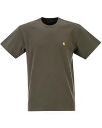 Carhartt - Embroidered-Logo T-Shirt - Lyst