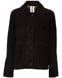 S.W.O.R.D - Veste En Daim À Boutonnière - Lyst