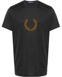 Fred Perry - フロックロゴ Tシャツ - Lyst