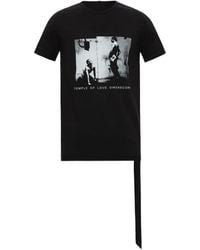 Rick Owens - T-Shirt With 'Level T' Print - Lyst