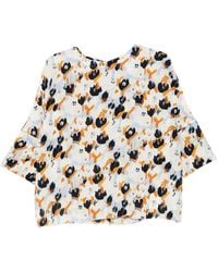 Marni - Silk Woven Top - Lyst