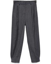 Brunello Cucinelli - Pantalones de vestir con pinzas - Lyst