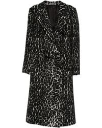 Tagliatore - Leopard-Print Coat - Lyst
