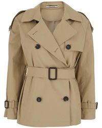 Tagliatore - Cappotto Doppiopetto Con Cintura - Lyst