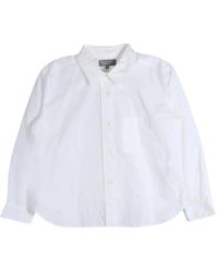 Margaret Howell - Chest-Pocket Curved-Hem Shirt - Lyst