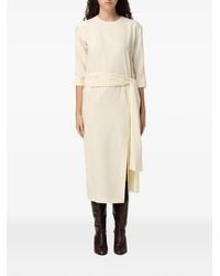 CRI.DA - Gertrude Wrap-Waist Midi Dress - Lyst