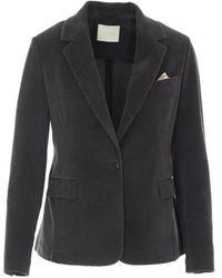 Circolo 1901 - Blazer Con Efecto De Pana Y Solapas De Muesca - Lyst