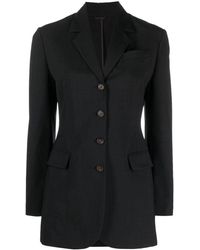 Brunello Cucinelli - Notched Lapels Single-breasted Blazer - Lyst