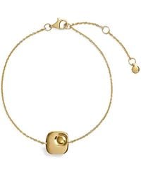 Monica Vinader - Square-Pendant Bracelet - Lyst