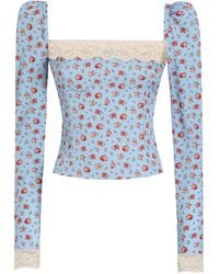 Dolce & Gabbana - Floral Top - Lyst