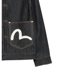 Evisu - Veste En Jean À Motif Seagull - Lyst