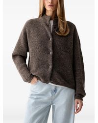 Gestuz - Alphagz Button-Up Knit Cardigan - Lyst