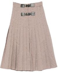 Maje - Pleated Skirt - Lyst
