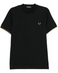 Fred Perry - Mesh Cuff T-Shirt - Lyst