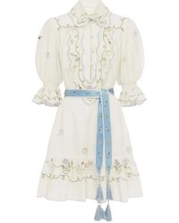 ALÉMAIS - Abito Corto Giulia - Lyst