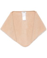 Soft Goat - Triangular Knitted Scarf - Lyst