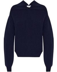 Victoria Beckham - Cashmere Blend V-Neck Jumper Clothing - Lyst