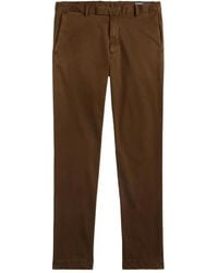 Polo Ralph Lauren - Flat-Front Cotton Trousers - Lyst