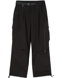 and wander - Belted Cargo Trousers - Lyst