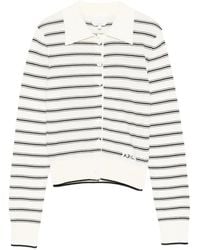 A.P.C. - Cardigan À Col Polo - Lyst