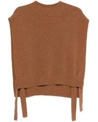 A.P.C. - Chaleco Con Detalle De Tiras - Lyst