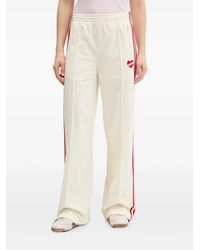 adidas - Firebird Heart-Embroidered Side-Stripe Track Pants - Lyst