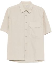 C.P. Company - Popeline Short Sleeve Shirt - Lyst