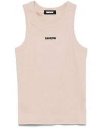 Barrow - Top Con Franja Del Logo - Lyst